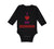 Long Sleeve Bodysuit Baby I Heart My Grandma Love Grandmother Grandma Cotton