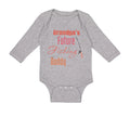 Long Sleeve Bodysuit Baby Grandpa's Future Fishing Buddy Grandpa Grandfather