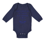 Long Sleeve Bodysuit Baby Don'T Drop Me My Uncle Is A Lawyer Dad Father's Day - Cute Rascals