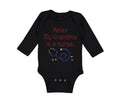 Long Sleeve Bodysuit Baby Relax My Grandma Is A Nurse Grandmother Grandma A