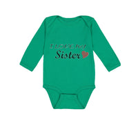 Long Sleeve Bodysuit Baby I Love My Sister Boy & Girl Clothes Cotton