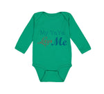 Long Sleeve Bodysuit Baby My Yaya Loves Me Grandmother Grandma Cotton
