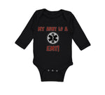 Long Sleeve Bodysuit Baby My Aunt Is A Emt! Paramedic Boy & Girl Clothes Cotton
