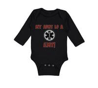 Long Sleeve Bodysuit Baby My Aunt Is A Emt! Paramedic Boy & Girl Clothes Cotton