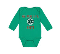 Long Sleeve Bodysuit Baby My Aunt Is A Emt! Paramedic Boy & Girl Clothes Cotton