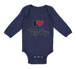 Long Sleeve Bodysuit Baby I Love My Pop Dad Father's Day Boy & Girl Clothes