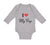 Long Sleeve Bodysuit Baby I Love My Pop Dad Father's Day Boy & Girl Clothes