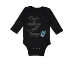 Long Sleeve Bodysuit Baby Don'T Make Me Call Nanny Grandmother Grandma Cotton - Cute Rascals