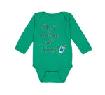 Long Sleeve Bodysuit Baby Don'T Make Me Call Nanny Grandmother Grandma Cotton - Cute Rascals