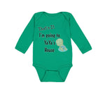 Long Sleeve Bodysuit Baby That's I'M Ti Yaya's Grandmother Grandma Cotton