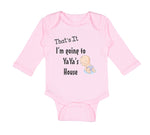 Long Sleeve Bodysuit Baby That's I'M Ti Yaya's Grandmother Grandma Cotton