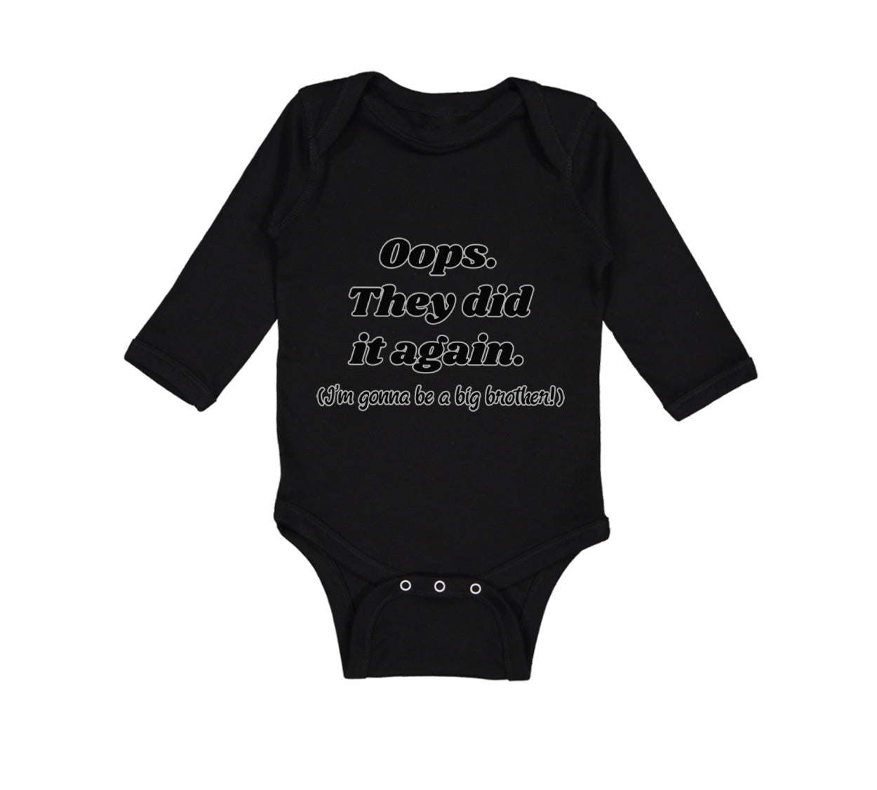 Cute Rascals® Long Sleeve Bodysuit Baby Pregnancy Announcement