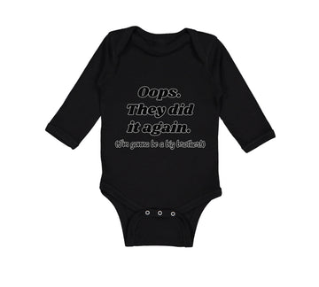 Long Sleeve Bodysuit Baby Gonna Big Brother! Pregnancy Announcement Cotton