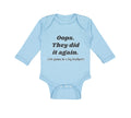 Long Sleeve Bodysuit Baby Gonna Big Brother! Pregnancy Announcement Cotton
