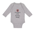 Long Sleeve Bodysuit Baby Grandpa's Little Bowling Buddy Grandpa Grandfather