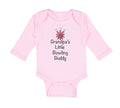 Long Sleeve Bodysuit Baby Grandpa's Little Bowling Buddy Grandpa Grandfather