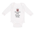 Long Sleeve Bodysuit Baby Grandpa's Little Bowling Buddy Grandpa Grandfather