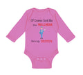 Long Sleeve Bodysuit Baby Of Course I Look like The Mailman He's My Daddy Cotton