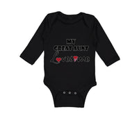 Long Sleeve Bodysuit Baby My Great Aunt Loves Me Boy & Girl Clothes Cotton