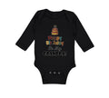 Long Sleeve Bodysuit Baby Happy Birthday to My Grandpa Grandfather Cotton