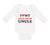 Long Sleeve Bodysuit Baby I Love My Coast Guard Uncle Boy & Girl Clothes Cotton