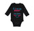 Long Sleeve Bodysuit Baby I Love My Nanny This Much Grandmother Grandma Cotton