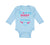 Long Sleeve Bodysuit Baby I Love My Nanny This Much Grandmother Grandma Cotton