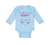 Long Sleeve Bodysuit Baby I Love My Nanny This Much Grandmother Grandma Cotton