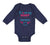 Long Sleeve Bodysuit Baby I Love My Nanny This Much Grandmother Grandma Cotton