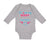 Long Sleeve Bodysuit Baby I Love My Nanny This Much Grandmother Grandma Cotton