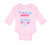 Long Sleeve Bodysuit Baby I Love My Nanny This Much Grandmother Grandma Cotton