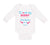 Long Sleeve Bodysuit Baby I Love My Nanny This Much Grandmother Grandma Cotton