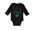 Long Sleeve Bodysuit Baby I'M Proof That Mommy Can'T Resist Drummers Mom Mothers