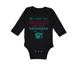 Long Sleeve Bodysuit Baby I'M Proof That Mommy Can'T Resist Drummers Mom Mothers
