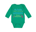Long Sleeve Bodysuit Baby My Daddy Knows A Lot but My Grandpa Knows Everything
