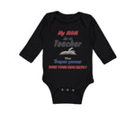 Long Sleeve Bodysuit Baby My Mom Is A Teacher What Superpower Does Your Mom Have