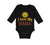 Long Sleeve Bodysuit Baby I Love My Nana Grandmother Grandma Style A Cotton
