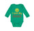 Long Sleeve Bodysuit Baby I Love My Nana Grandmother Grandma Style A Cotton