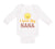 Long Sleeve Bodysuit Baby I Love My Nana Grandmother Grandma Style A Cotton