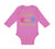 Long Sleeve Bodysuit Baby I Love My Grammy Grandmother Grandma B Cotton
