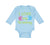 Long Sleeve Bodysuit Baby I Love My Grammy Grandmother Grandma B Cotton