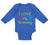 Long Sleeve Bodysuit Baby I Love My Grammy Grandmother Grandma B Cotton