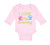 Long Sleeve Bodysuit Baby I Love My Grammy Grandmother Grandma B Cotton