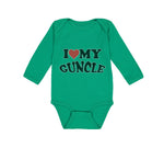 Long Sleeve Bodysuit Baby I Love My Guncle Boy & Girl Clothes Cotton