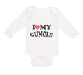 Long Sleeve Bodysuit Baby I Love My Guncle Boy & Girl Clothes Cotton
