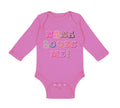 Long Sleeve Bodysuit Baby Nana Loves Me! Boy & Girl Clothes Cotton