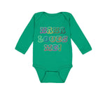 Long Sleeve Bodysuit Baby Nana Loves Me! Boy & Girl Clothes Cotton