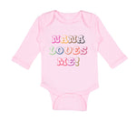 Long Sleeve Bodysuit Baby Nana Loves Me! Boy & Girl Clothes Cotton