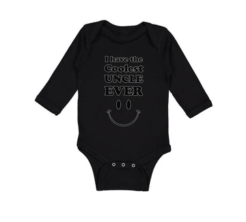 Long Sleeve Bodysuit Baby I Have The Coolest Uncle Ever Boy & Girl Clothes