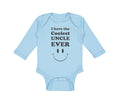 Long Sleeve Bodysuit Baby I Have The Coolest Uncle Ever Boy & Girl Clothes